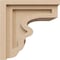Ekena Millwork 10"W x 10"D x 10"H Wide Highland Rough Cedar Woodgrain TimberThane Corbel, Primed Tan CORUR10X10X10HLDRCPR - alternate 4